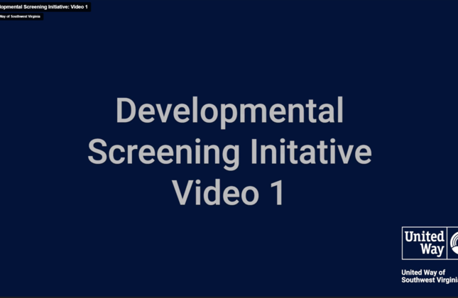 Developmental Screening Initiative: Video 1