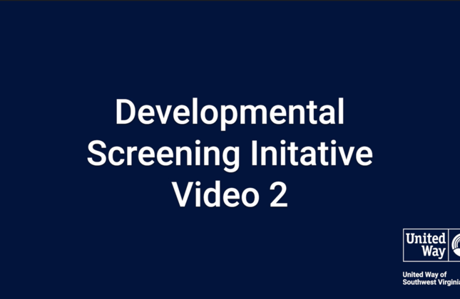 Developmental Screening Initiative: Video 2