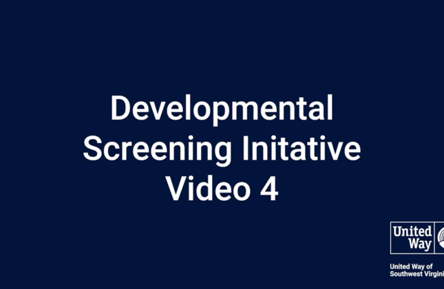 Developmental Screening Initiative: Video 4