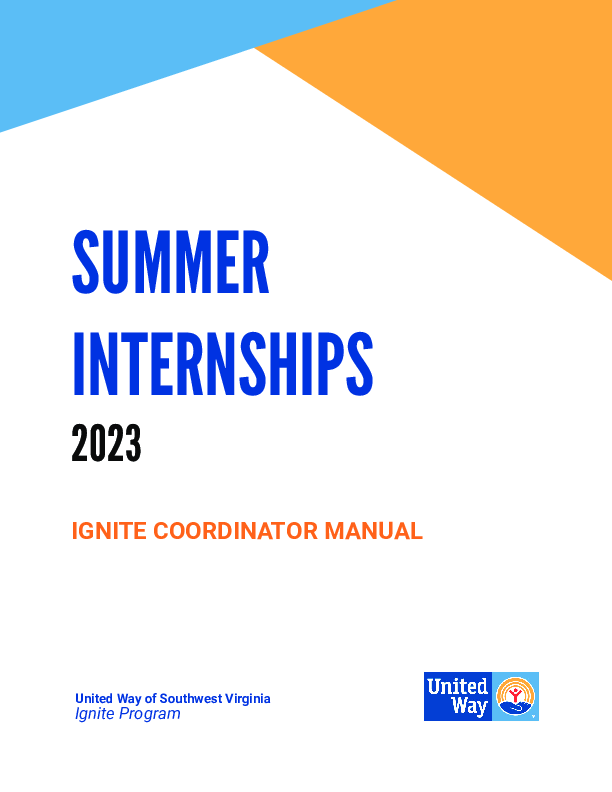 2023 Ignite Internships Coordinator Manual