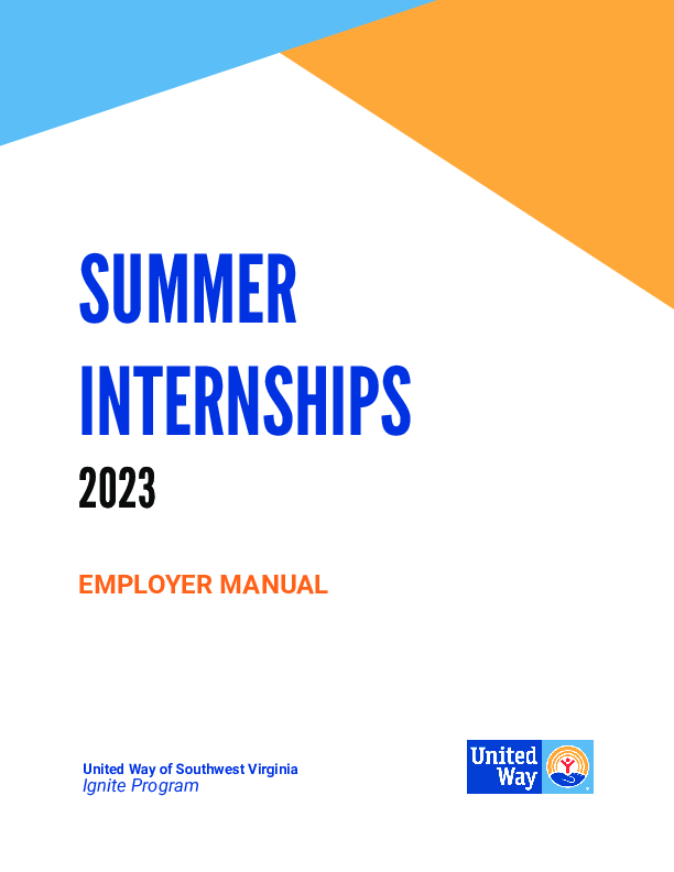 2023 Ignite Internships Employer Manual