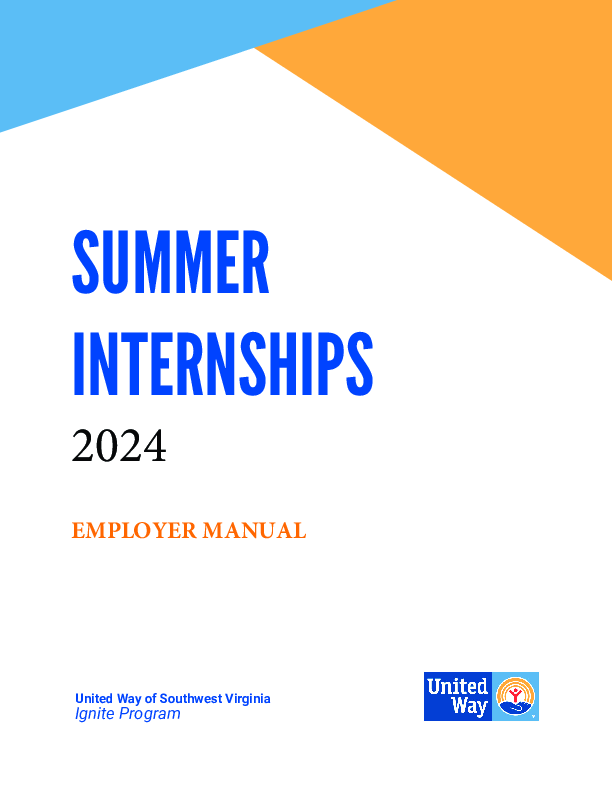 2024 Summer Internships Employer Manual