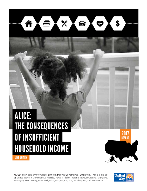 Archived ALICE - The Consequences of Insufficient Household Income - 2017 Report