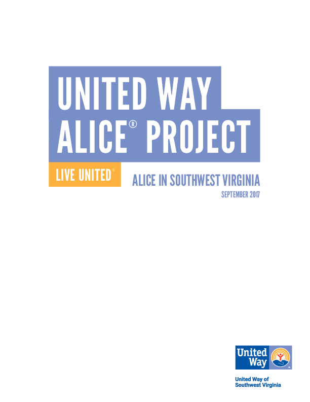 Archived United Way Southwest Virginia ALICE report