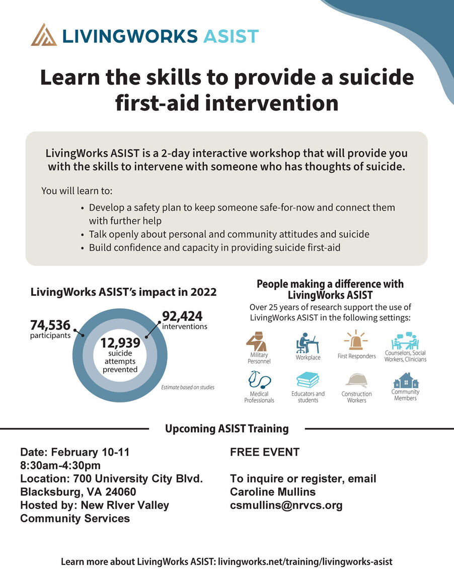 February Community Service Board Trainings and Events