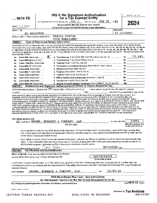 2024 EO Holdings Tax Return