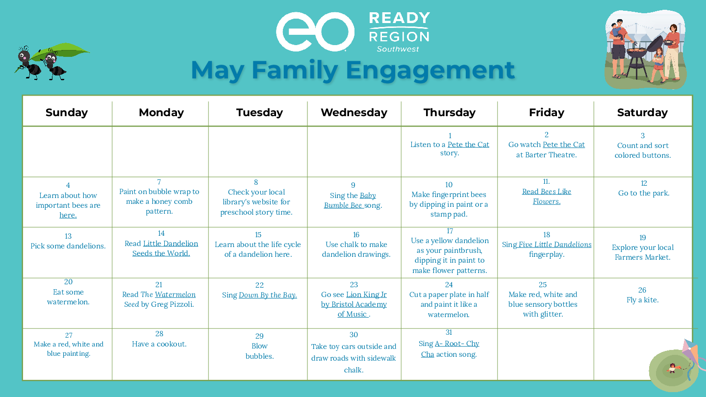May Family Activities